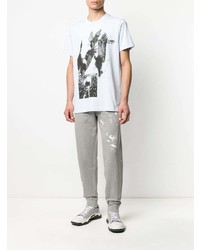 Helmut Lang Three Eagles Relaxed Fit T Shirt