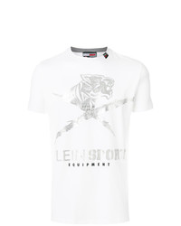 Plein Sport Tiger And Slogan Print T Shirt