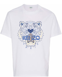 Kenzo Tiger Head Print Short Sleeve T Shirt