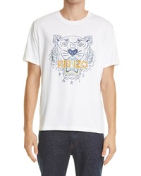 Kenzo Tiger Logo Cotton Graphic Tee