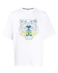Kenzo Tiger Motif Print T Shirt