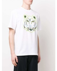 Kenzo Tiger Print Round Neck T Shirt