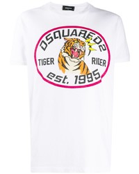DSQUARED2 Tiger Rider Print T Shirt