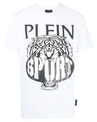 Plein Sport Tiger Round Neck T Shirt