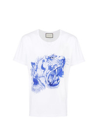 Gucci Tigers Head Print T Shirt
