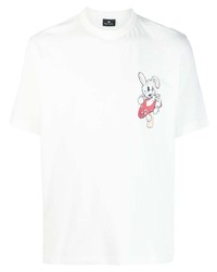 PS Paul Smith Toadstool Rabbit Organic Cotton T Shirt