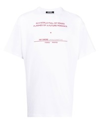 Raf Simons Tour Date Cotton T Shirt