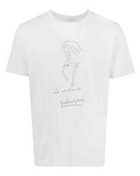 Saint Laurent Tout Terriblet Cotton T Shirt