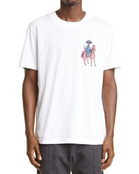 Canali Travels With 8on8 Cafra Cat Horse Graphic Tee