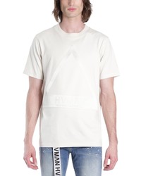 HVMAN Triangle Oversize Cotton Logo Graphic Tee In Cream At Nordstrom