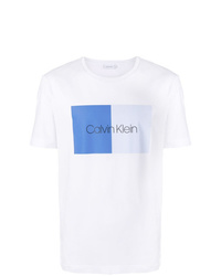 Calvin Klein Two Color Front Logo T Shirt