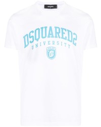 DSQUARED2 University Print Short Sleeve T Shirt