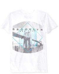 Univibe Brooklyn Bridge Graphic Print T Shirt