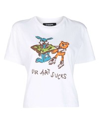 DOMREBEL Ur Art Sucks Print T Shirt