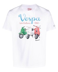 MC2 Saint Barth Vespa Les Italiens Print T Shirt