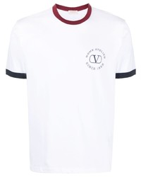 Valentino Garavani Vlogo Print Cotton T Shirt