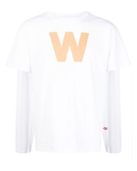 Walter Van Beirendonck W Sleeves Logo Print T Shirt