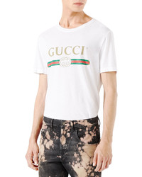 Gucci Washed T Shirt Wgg Print