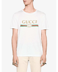 Gucci Washed T Shirt With Print