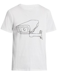 rag & bone Watchman Print Crew Neck Cotton T Shirt