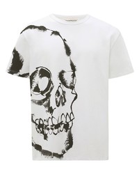 Alexander McQueen Watercolour Skull T Shirt