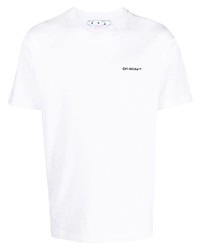 Off-White Wave Outline Diag Print T Shirt