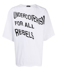 Undercoverism Wavey Logo Print T Shirt