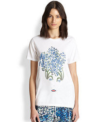Timo Weiland Floral Face Printed Tee