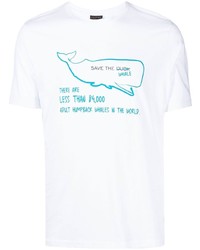 Save The Duck Whale Print T Shirt
