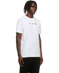 Off-White White Acrylic Arrow Graphic T Shirt