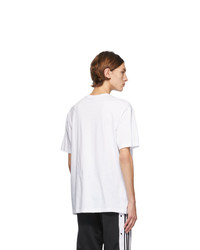 032c White Adidas Edition Logo T Shirt