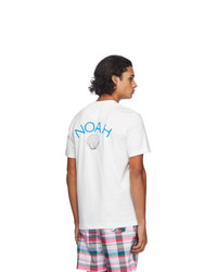 Noah NYC White Adidas Originals Edition Shell Logo Pocket T Shirt