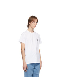 Loewe White And Black Anagram T Shirt