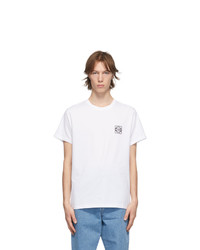 Loewe White And Black Anagram T Shirt
