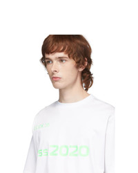 Xander Zhou White And Green 2020 T Shirt