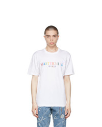Mastermind World White And Multicolor Logo T Shirt