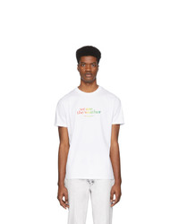 Stella McCartney White And Multicolor We Are The Weather Logo T Shirt