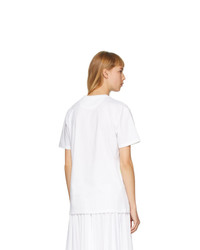Valentino White And Yellow Vlogo T Shirt