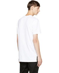 Givenchy White Arrow And Show Date T Shirt