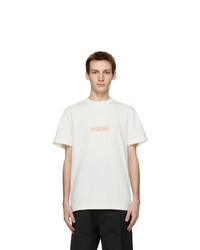 Han Kjobenhavn White Artwork T Shirt