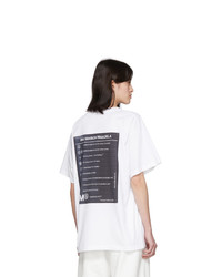 MM6 MAISON MARGIELA White Back Patch T Shirt