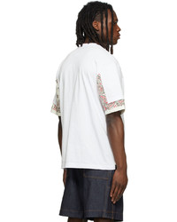 Sacai White Bandana Print T Shirt