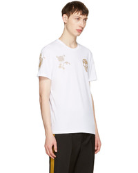 Alexander McQueen White Bullion T Shirt