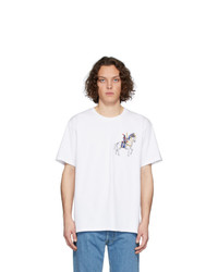JW Anderson White Camelot Embroidery T Shirt