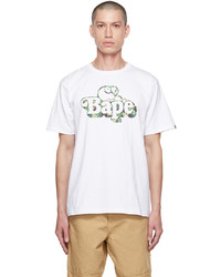 BAPE White Camo Milo T Shirt
