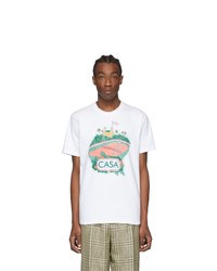 Casablanca White Casa Court T Shirt