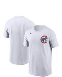 Nike White Chicago Cubs Team Wordmark T Shirt