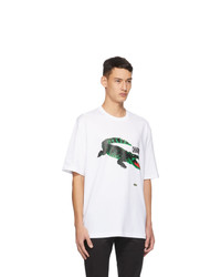 Lacoste White Chinatown Market Edition Logo T Shirt