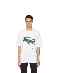 Lacoste White Chinatown Market Edition Logo T Shirt