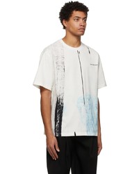 Feng Chen Wang White Chinese Landscape Print T Shirt